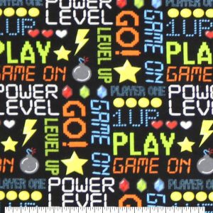 Level Up Super Snuggle Flannel Fabric