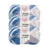 Lion Brand Wool Ease Fair Isle 348yds Worsted Yarn 3 Bundle