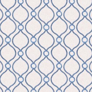 Surface Style 20.5  x 18  Delft Curveball Peel   Stick Wallpaper