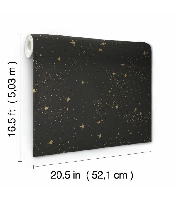 RoomMates Wallpaper Black Upon a Star - Image 5