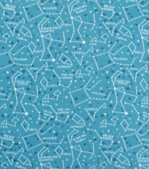 Constellation Doodle Blizzard Fleece Fabric - Image 2