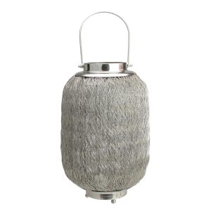 Northlight 23 Woven Hurricane Pillar Candle  Lantern