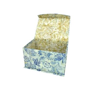 8 Navy Exotic Elegance Fliptop Box by Hudson 43