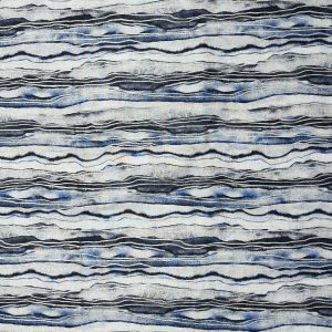Stacked Linear Layers Blue 108 Wide Premium Cotton Fabric