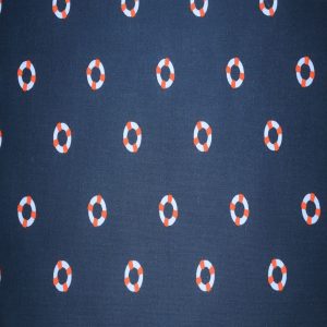 Lifesavers on Navy Quilt Cotton Fabric by Quilter s Showcase