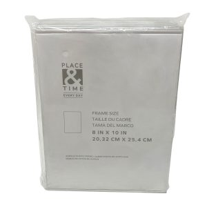 8 x 10 Clear Acrylic L Base Tabletop Picture Frame 6pk by Place   Time
