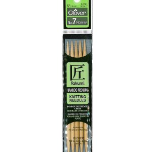 Takumi Bamboo Double Point Knitting Needles 5 5 Pkg Size 7/4.5mm