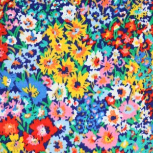 Spring Multicolor Ditsy Floral Luxe Fleece Fabric