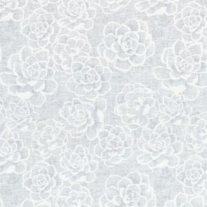 Pearlescent White Succulent Quilt Cotton Fabric by Keepsake Calico