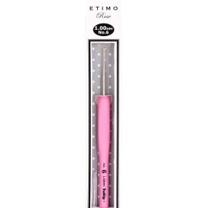 Tulip Etimo Rose Steel Crochet Hook Size 6/1.0mm