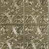 Gold Tin Peel   Stick Tile Backsplash