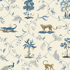 Surface Style 20.5  x 18  Azure Villandry Peel   Stick Wallpaper