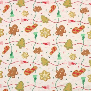 Cookie Frosting Super Snuggle Christmas Flannel Fabric