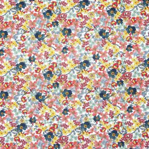70s Floral on White Quilt Cotton Fabric by Keepsake Calico