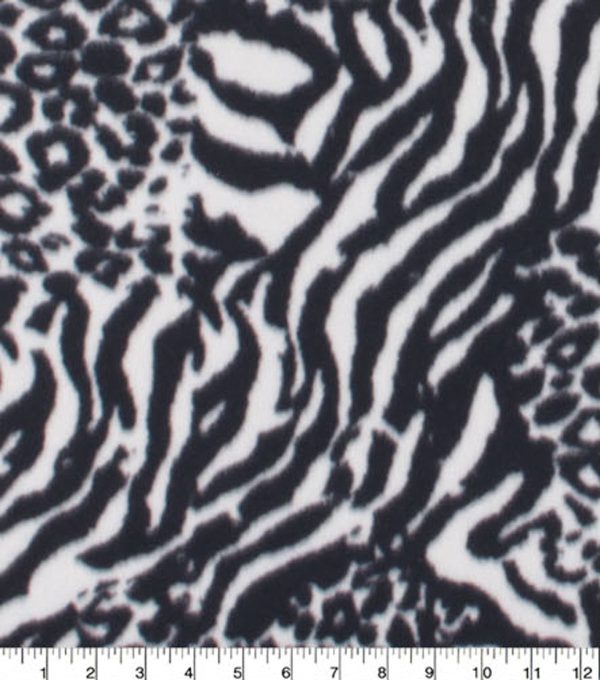 Multi Animal Blizzard Fleece Fabric - Image 3
