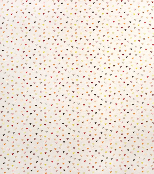 Hearts Super Snuggle Cotton Fabric