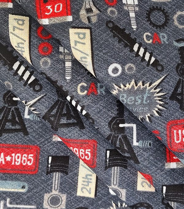 Mechanics Tools Novelty Cotton Fabric - Image 2