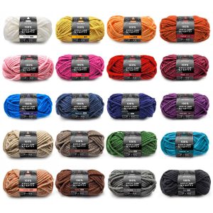 Arteza Dark Colors Premium Worsted Acrylic Yarn 20 Bundle