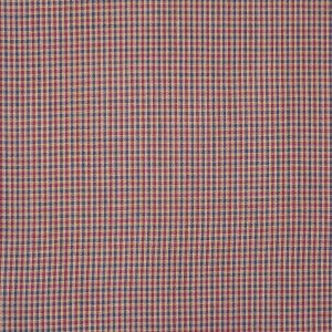 Red Mini Check Yarn Dyed Patriotic Cotton Fabric