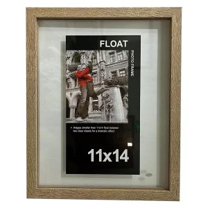 Innovative Home Creations 11 x 14 Natural Wood Float Frame