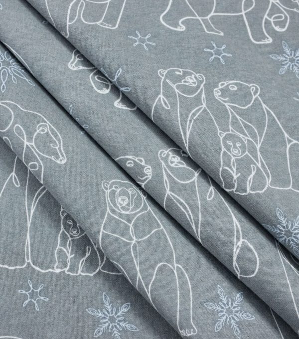 Bears Super Snuggle Flannel Fabric - Image 2