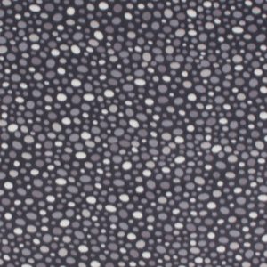 Black White Dots Blizzard Fleece Fabric