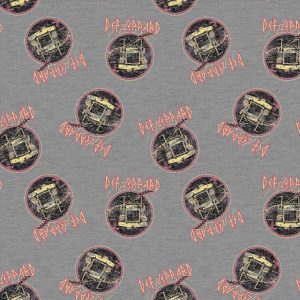 Def Leppard Icon Heathered Cotton Fabric
