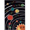 Solar System Kids Rug Black 5  X 8