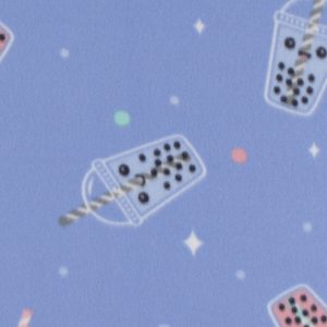 Boba Blizzard Prints Fleece Fabric