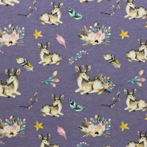 Floral Fawns Super Snuggle Flannel Fabric