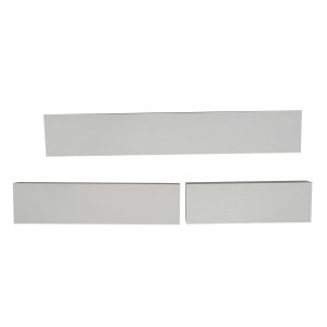 3pc White Picture Frame Wall Shelf Set by Place   Time