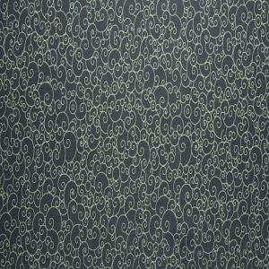 Dark Green Scrolls Cotton Fabric by Quilter s Showcase