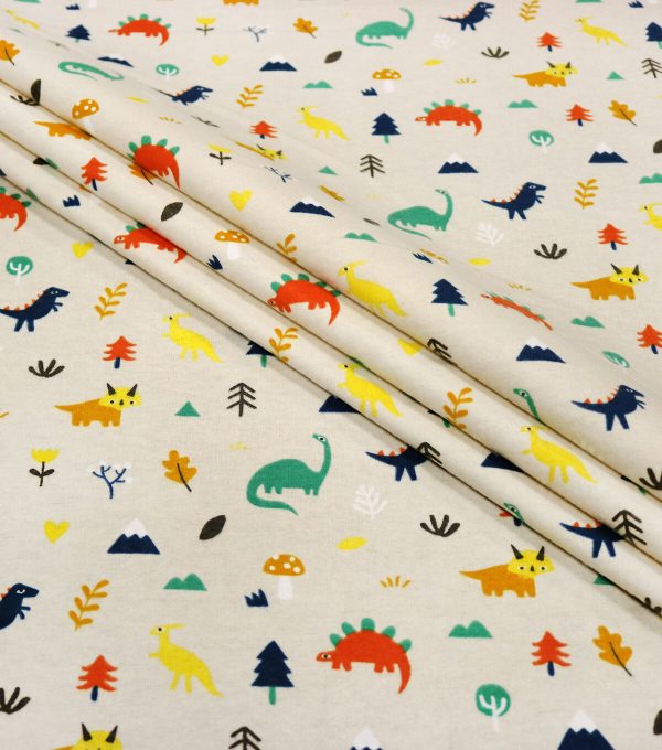 POP! Dinos Super Snuggle Flannel Fabric - Image 2