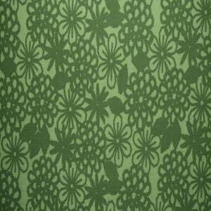 Green Floral Print Quilt Cotton Fabric by Quilter s Showcase