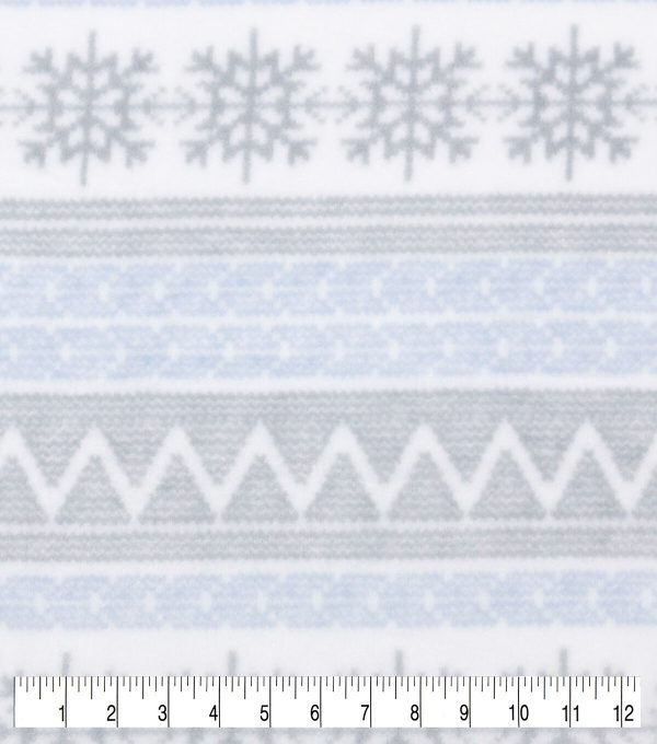 Fair Isle Sew Lush Fleece Fabric - Image 2