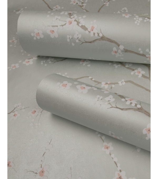 RoomMates Wallpaper Blue Cherry Blossom - Image 5