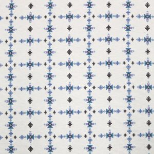 Small Blue Aztec Super Snuggle Flannel Fabric