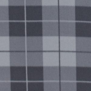 Gray Box Plaid Blizzard Prints Fleece Fabric