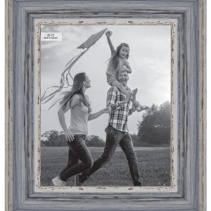 8 x 10 Distressed Light Blue Picture Frame