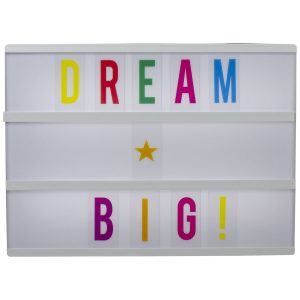Northlight 12 LED Lighted Cinema Light Box with Letters and Numbers