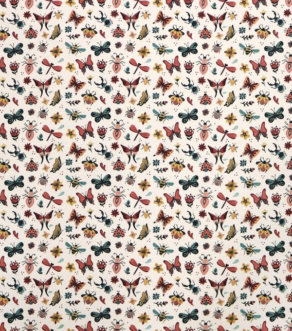 Intricate Bugs Super Snuggle Flannel Fabric