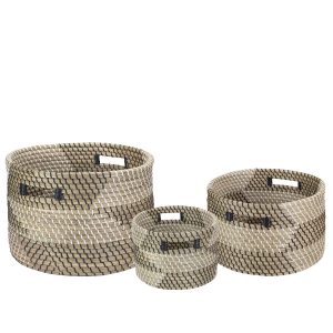 Northlight 3ct Nesting Wicker Baskets