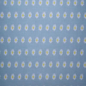 Graphic Daisies on Light Blue Quilt Cotton Fabric by Quilter s Showcase - 1