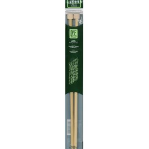 Clover 14 Bamboo Size 11 Single Point Knitting Needle Set