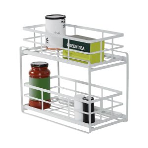 Honey Can Do 8 x 12 White Kitchen 2 Drawer Storage Organizer