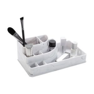 Simplify 9 Marble 8 Section Cosmetic   Jewelry Holder