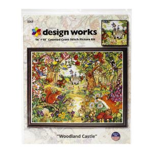 Design Works 18 x 14 Castle in the Clearing Counted Cross Stitch Kit