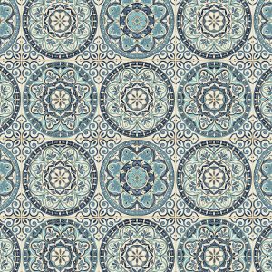 Surface Style 20.5  x 18  Capri Color Wheel Peel   Stick Wallpaper