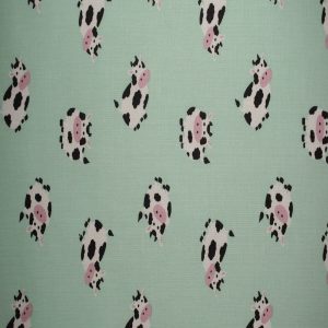 Cows on Green Quilt Cotton Fabric by Quilter s Showcase - 1