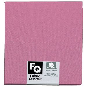 Light Pink 1 Piece Cotton Fabric Quarter